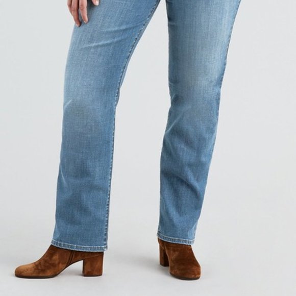 Levis 414 Classic Straight Mid-Rise Jeans - Picture 2 of 12